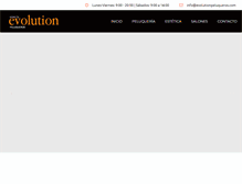 Tablet Screenshot of evolutionpeluqueros.com